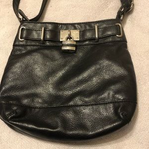 Black crossbody bag.